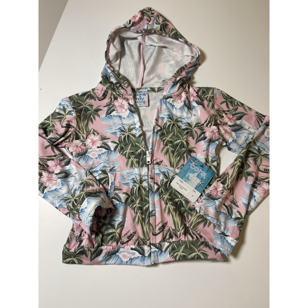 Coral & Reef Kids Beachwear Jacket with Hood 5t